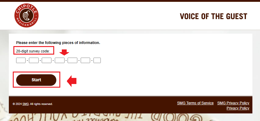 Participate in the Chipotle Feedback Survey